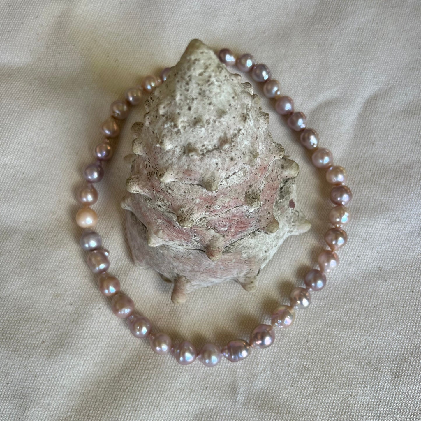 Baroque Purple & Pink Freshwater Pearl
