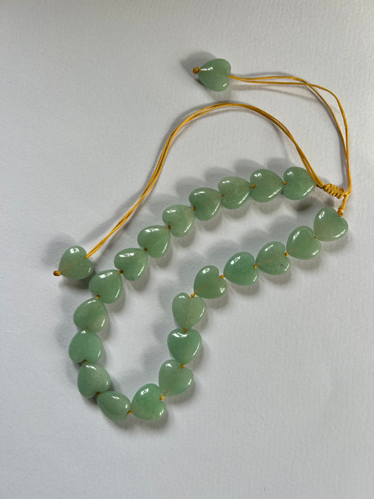 Heart Agate Necklace