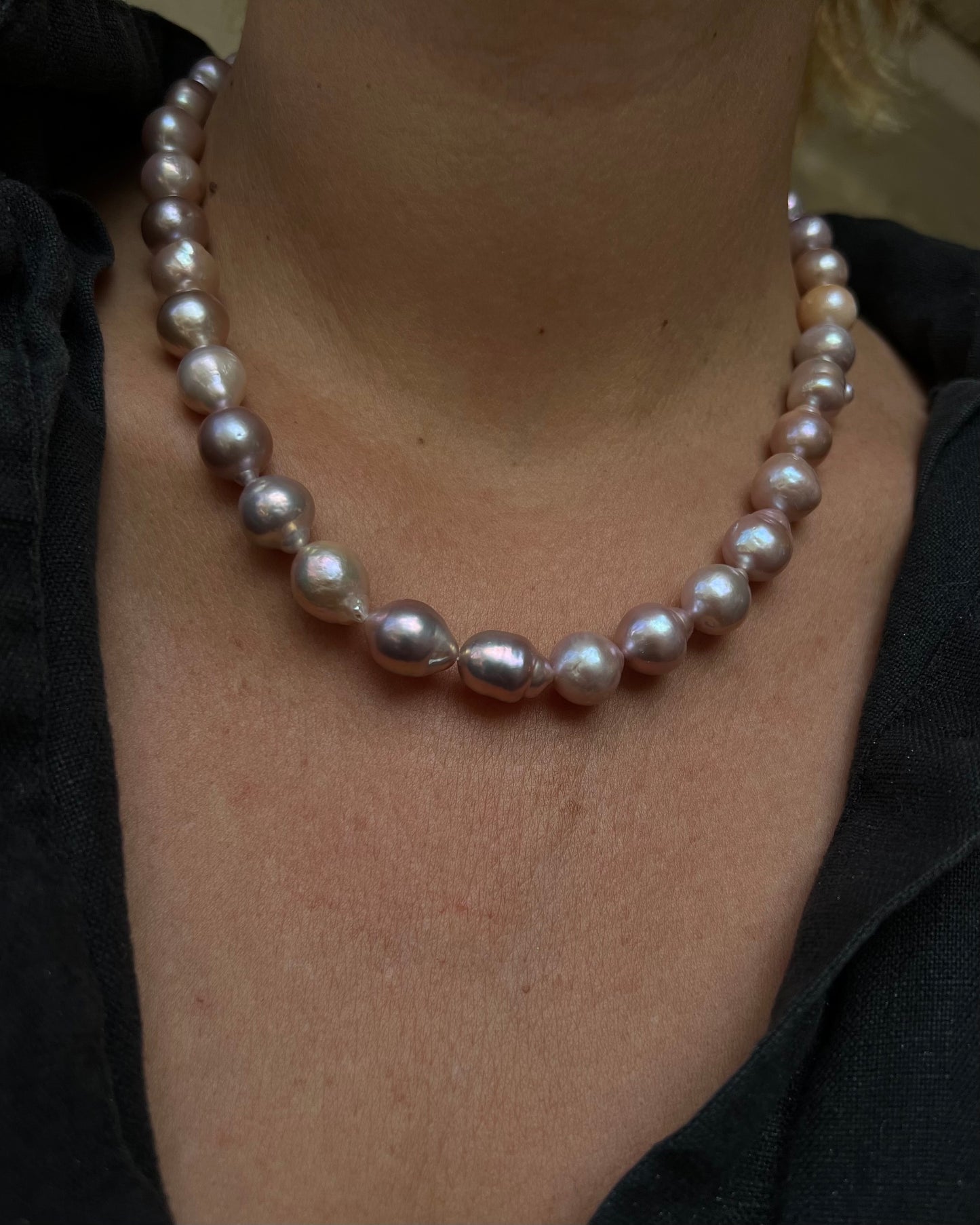 Baroque Purple & Pink Freshwater Pearl