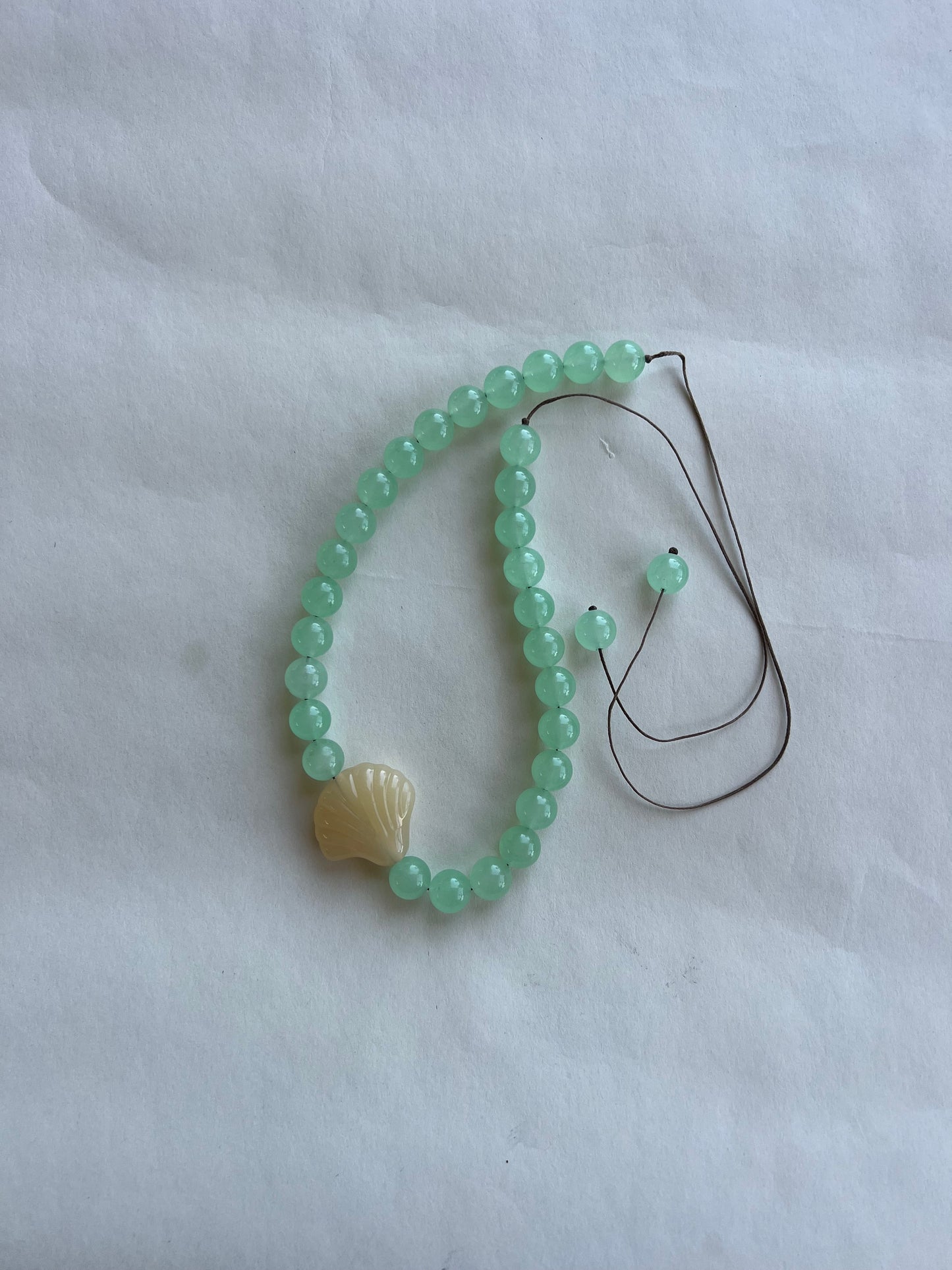 Peridot Necklace resin shell