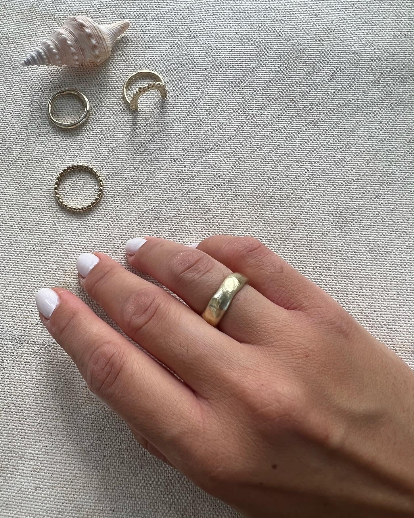 Rock ring - Gold