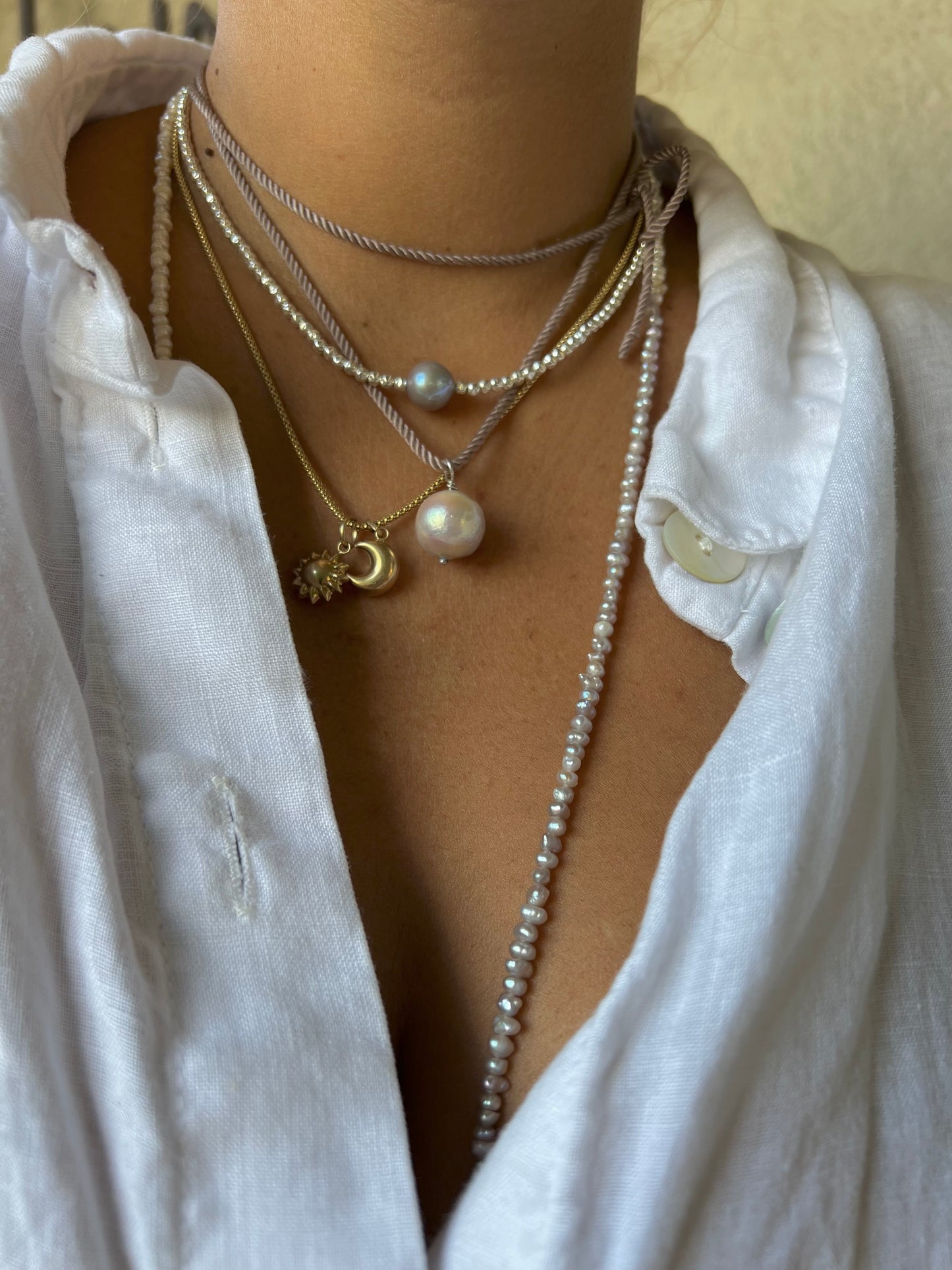 Beaded pearl Necklace