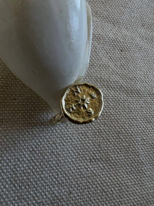 Compass ring Gold