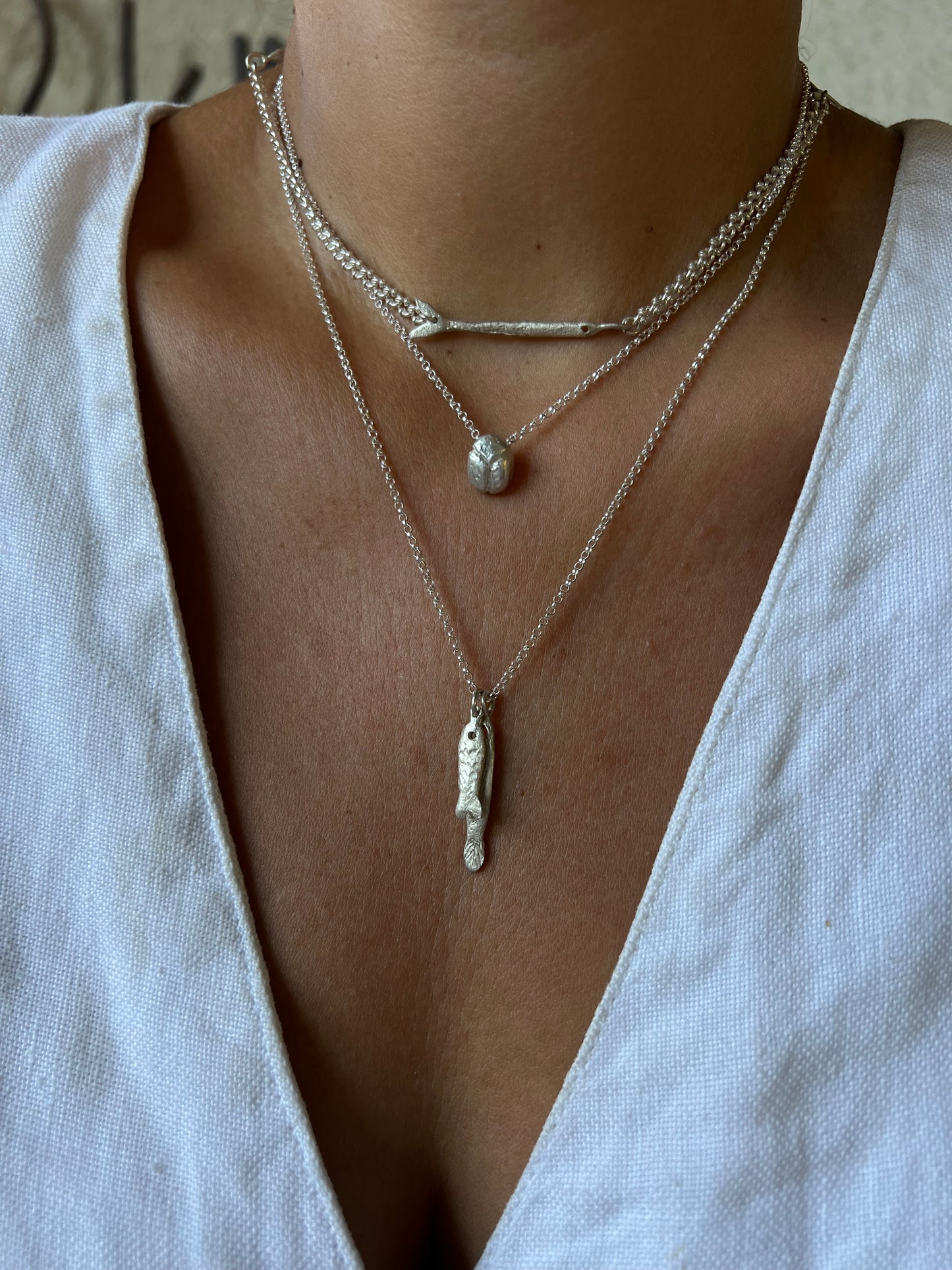 Scarab necklace