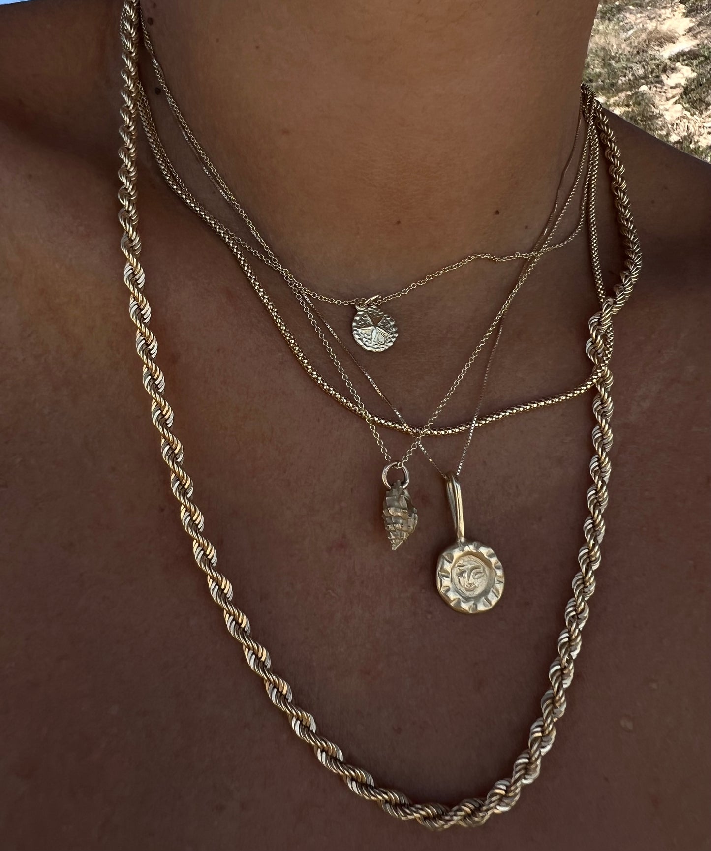 Sun coin Gold - Small