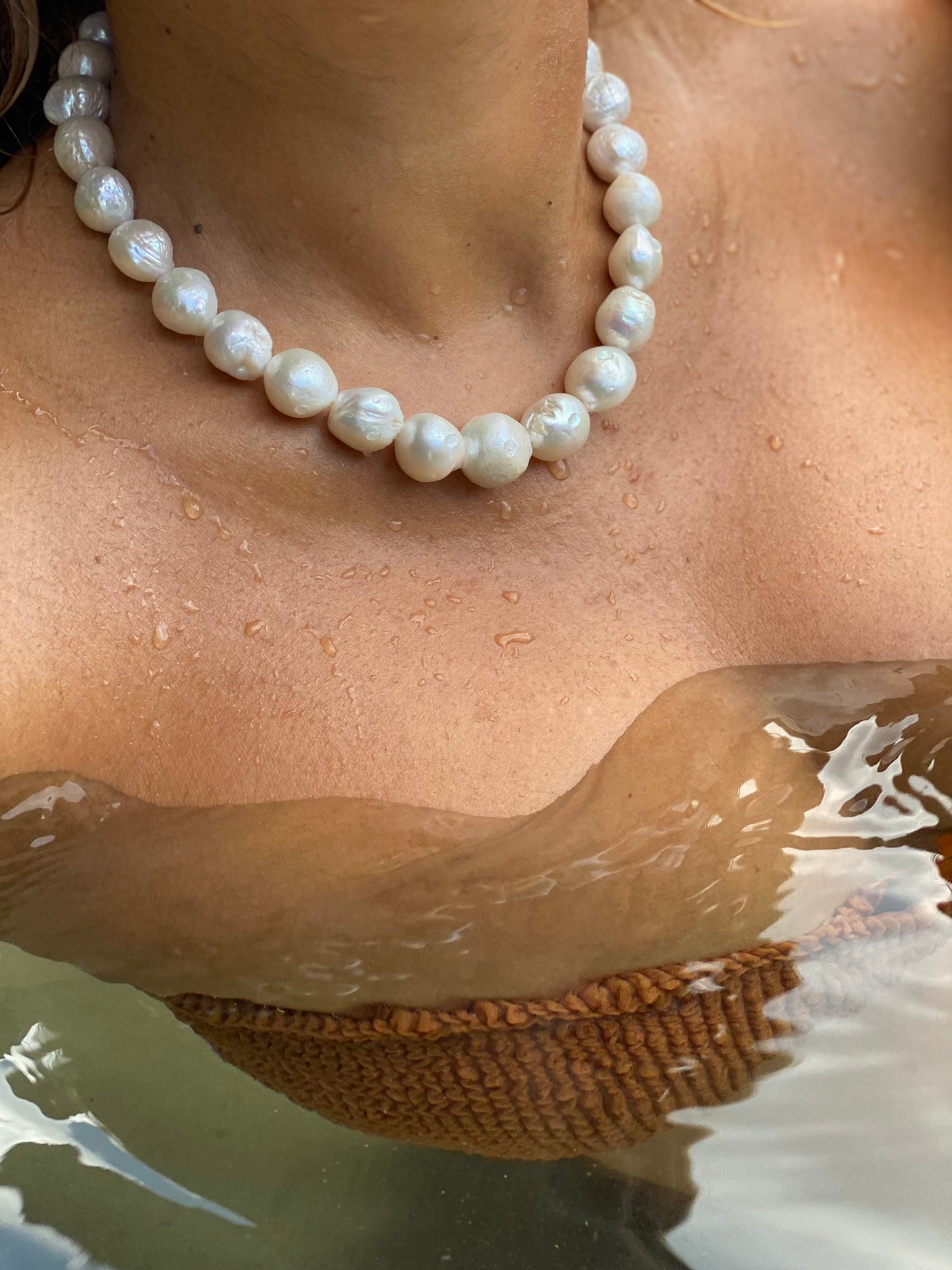 The giant round pearls