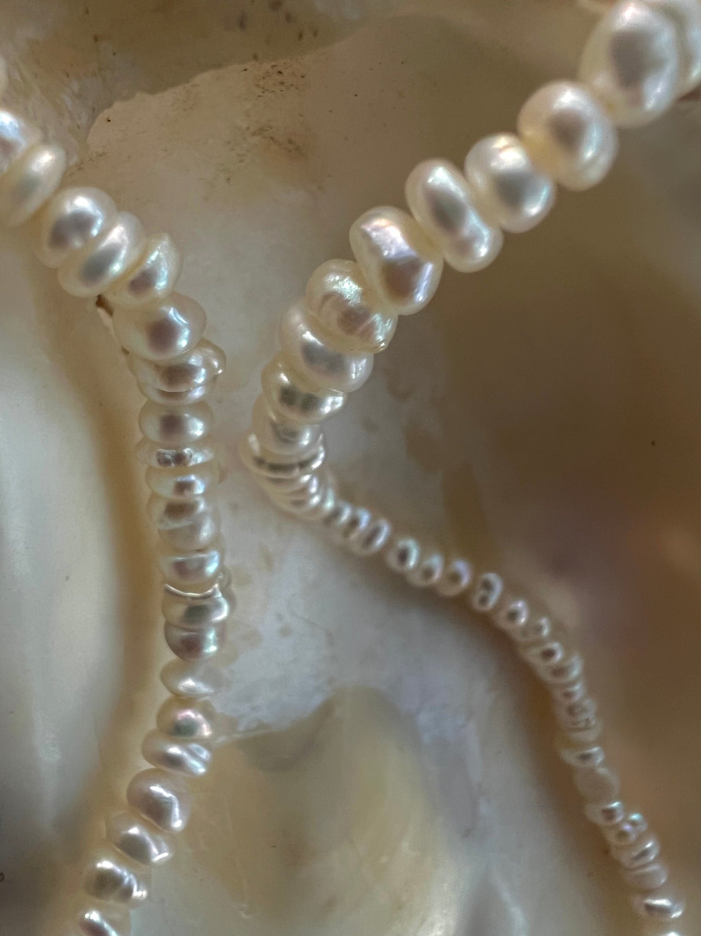 Dainty pitta pearl necklace