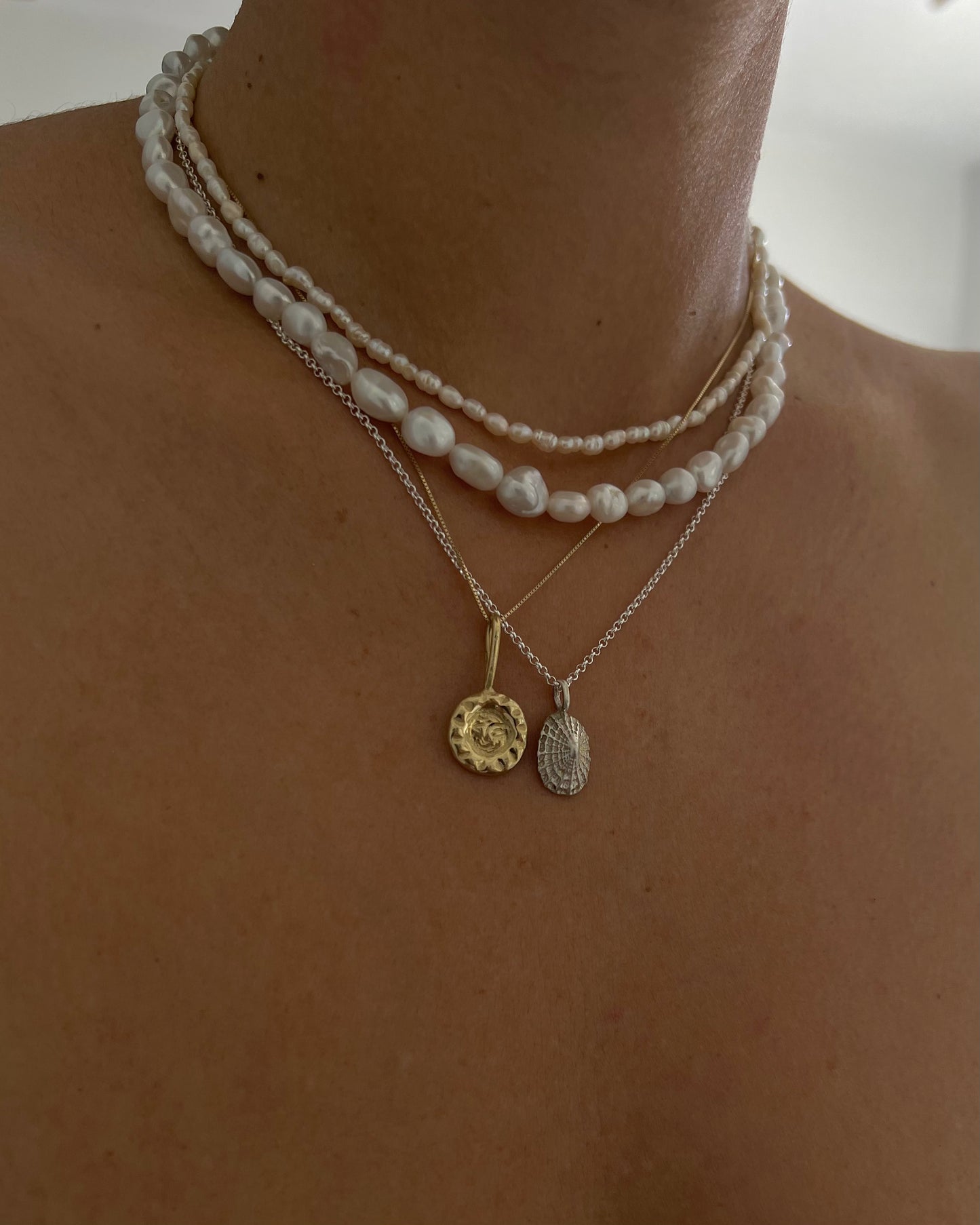Raw Pearl necklace