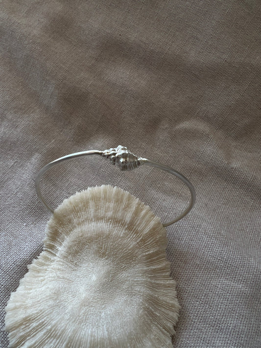 poseidon silver bangle
