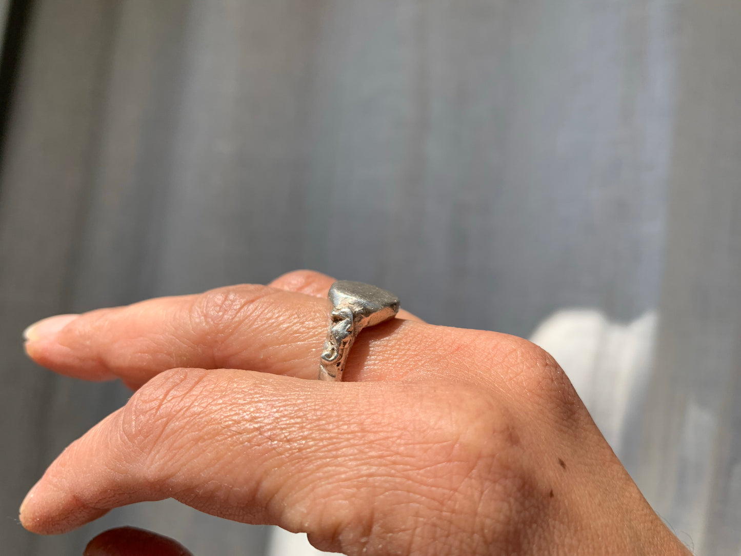 M Seahorse Ring