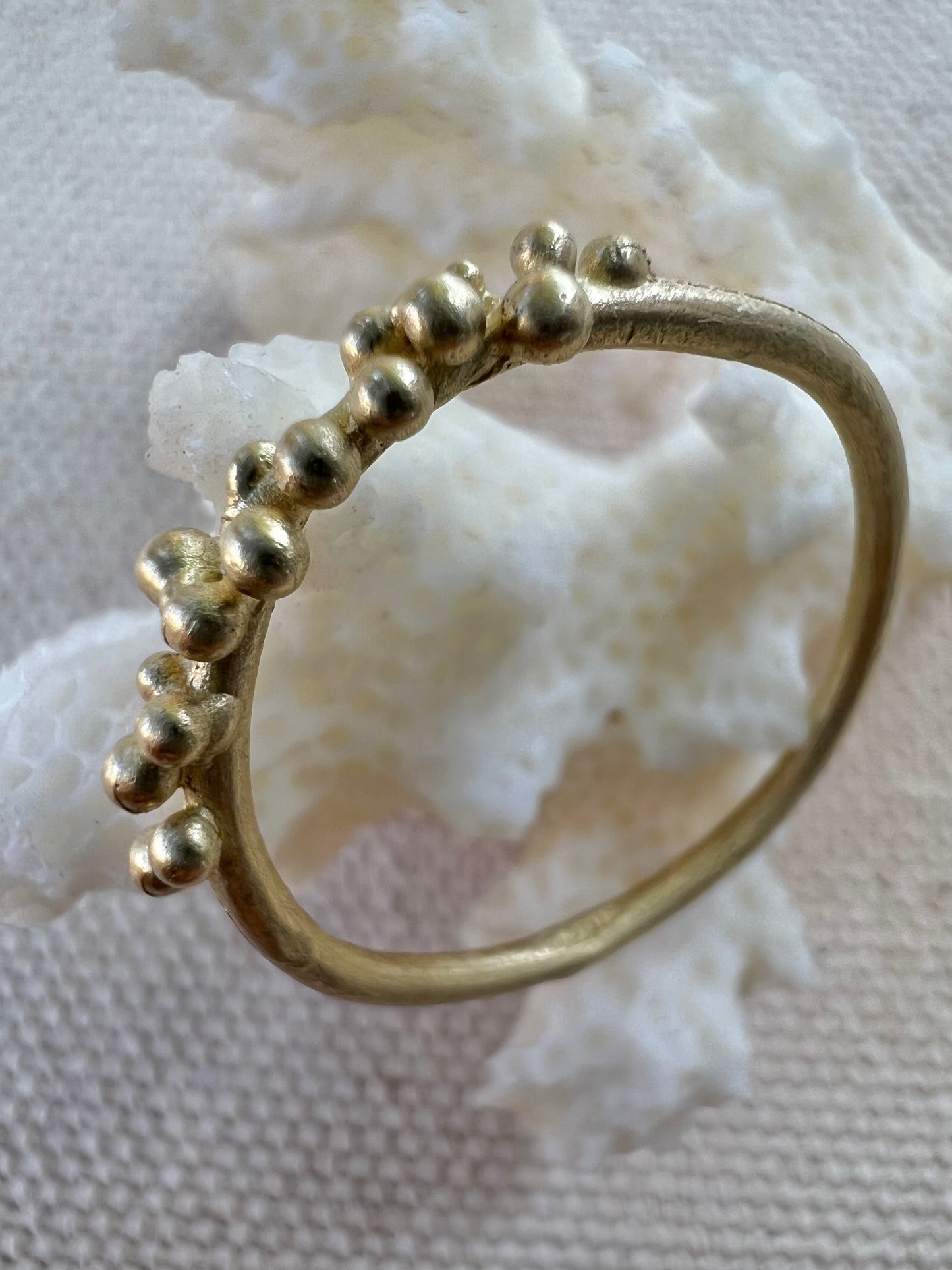 Pearls Ring Gold