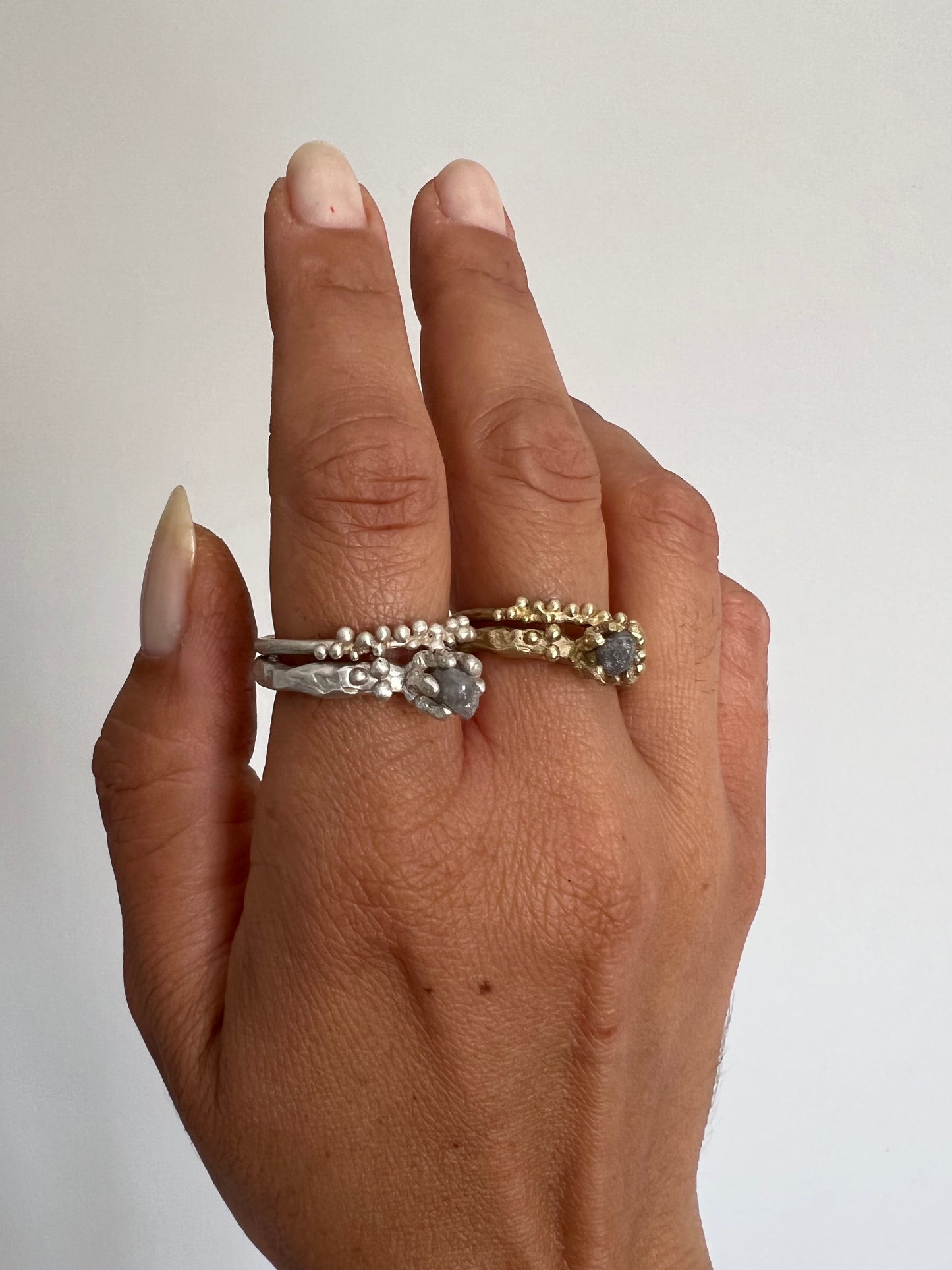 Pearls Ring Gold