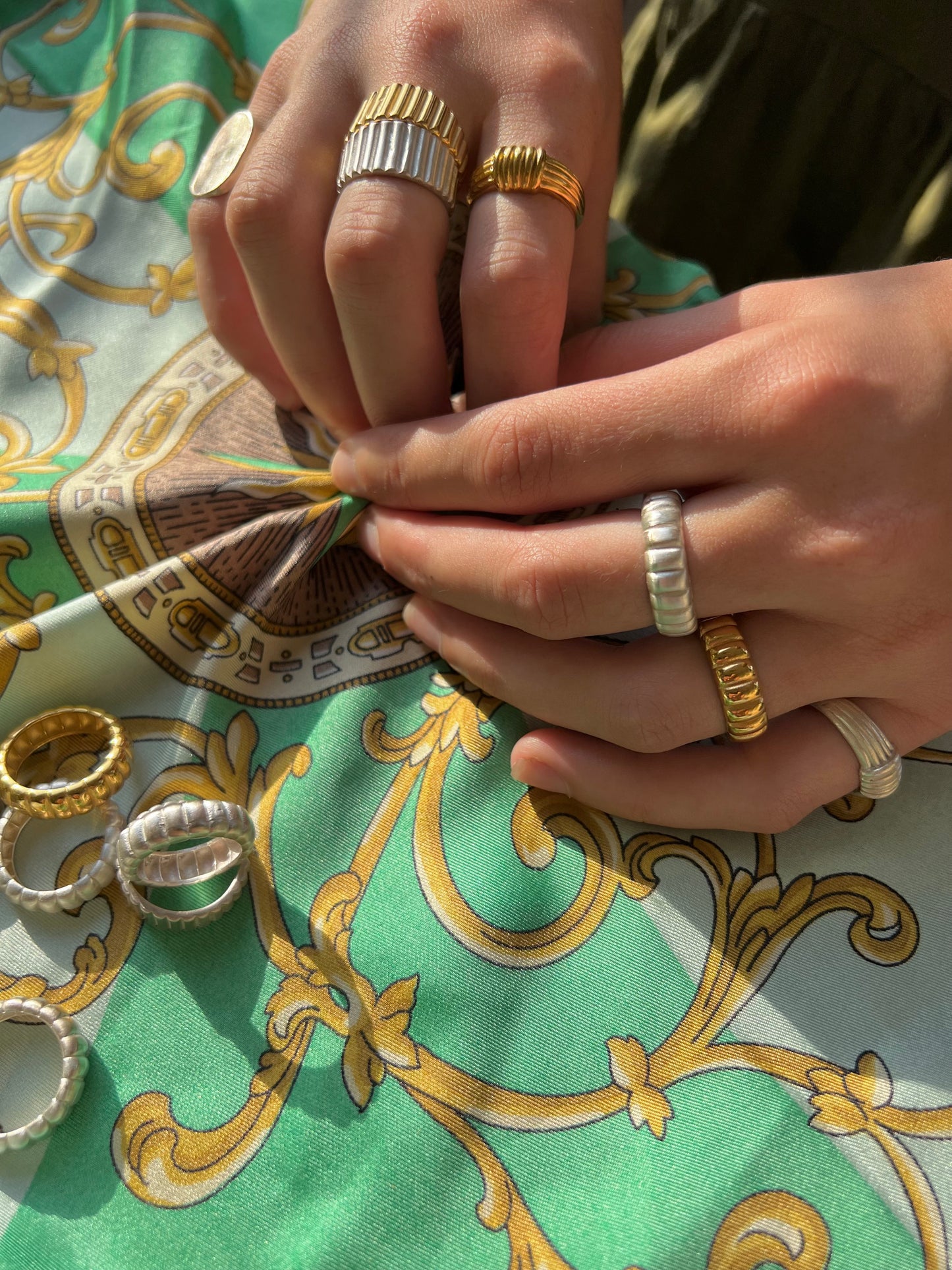 Bold vintage gold
