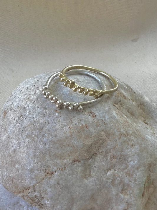 Pearls Ring Gold