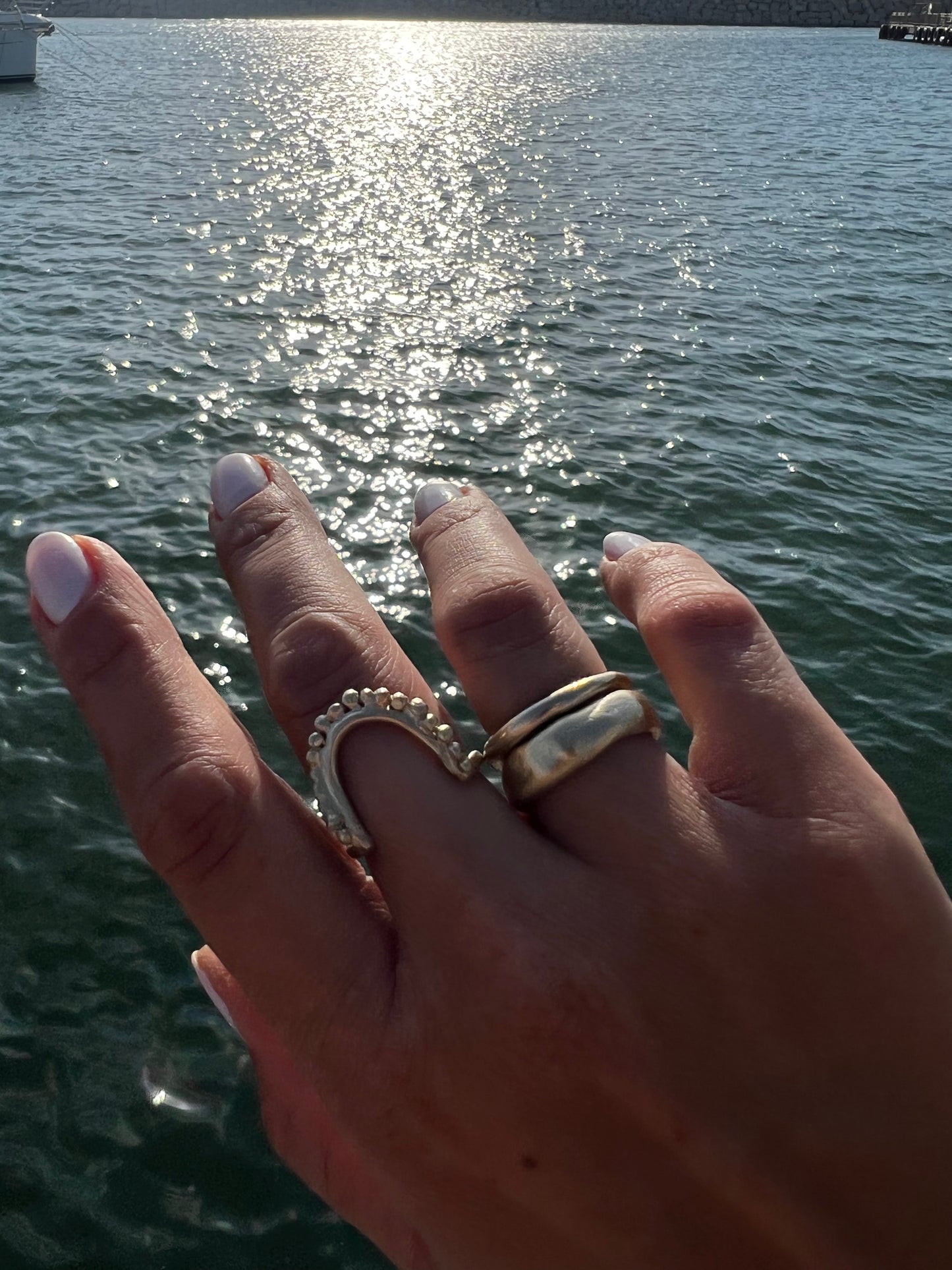 Rock ring - Gold