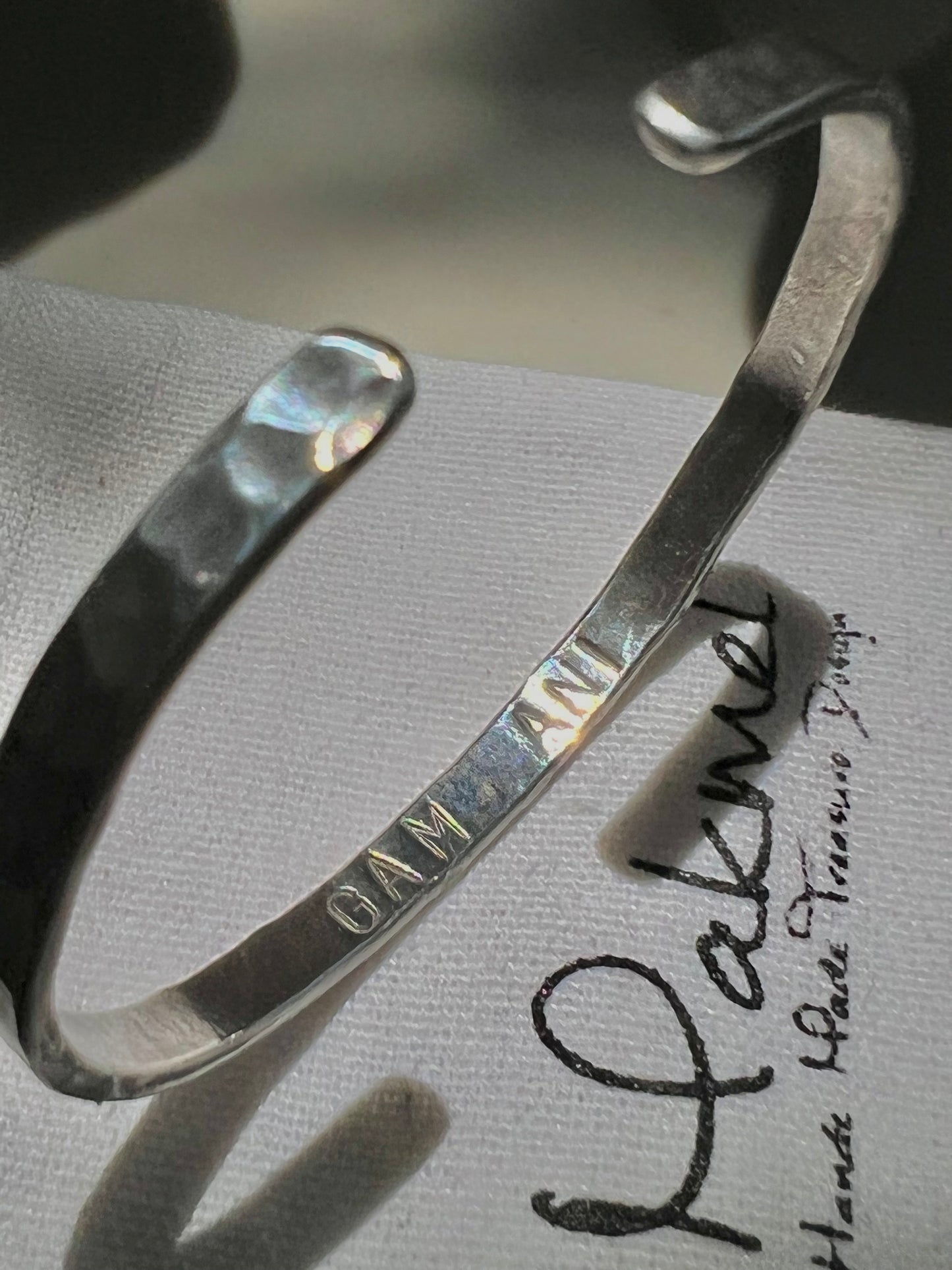 Hammered Bracelet- customize