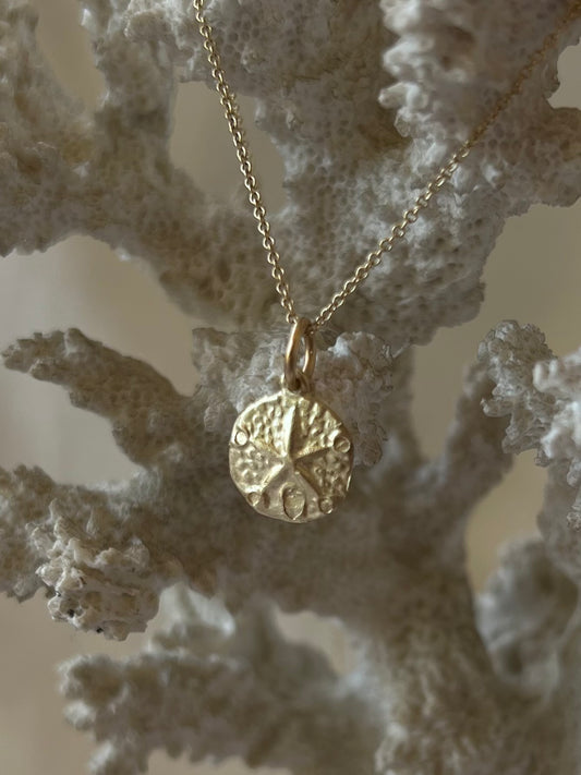The sand dollar -gold