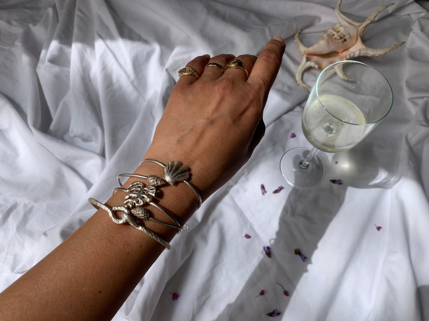 Monstera bracelet