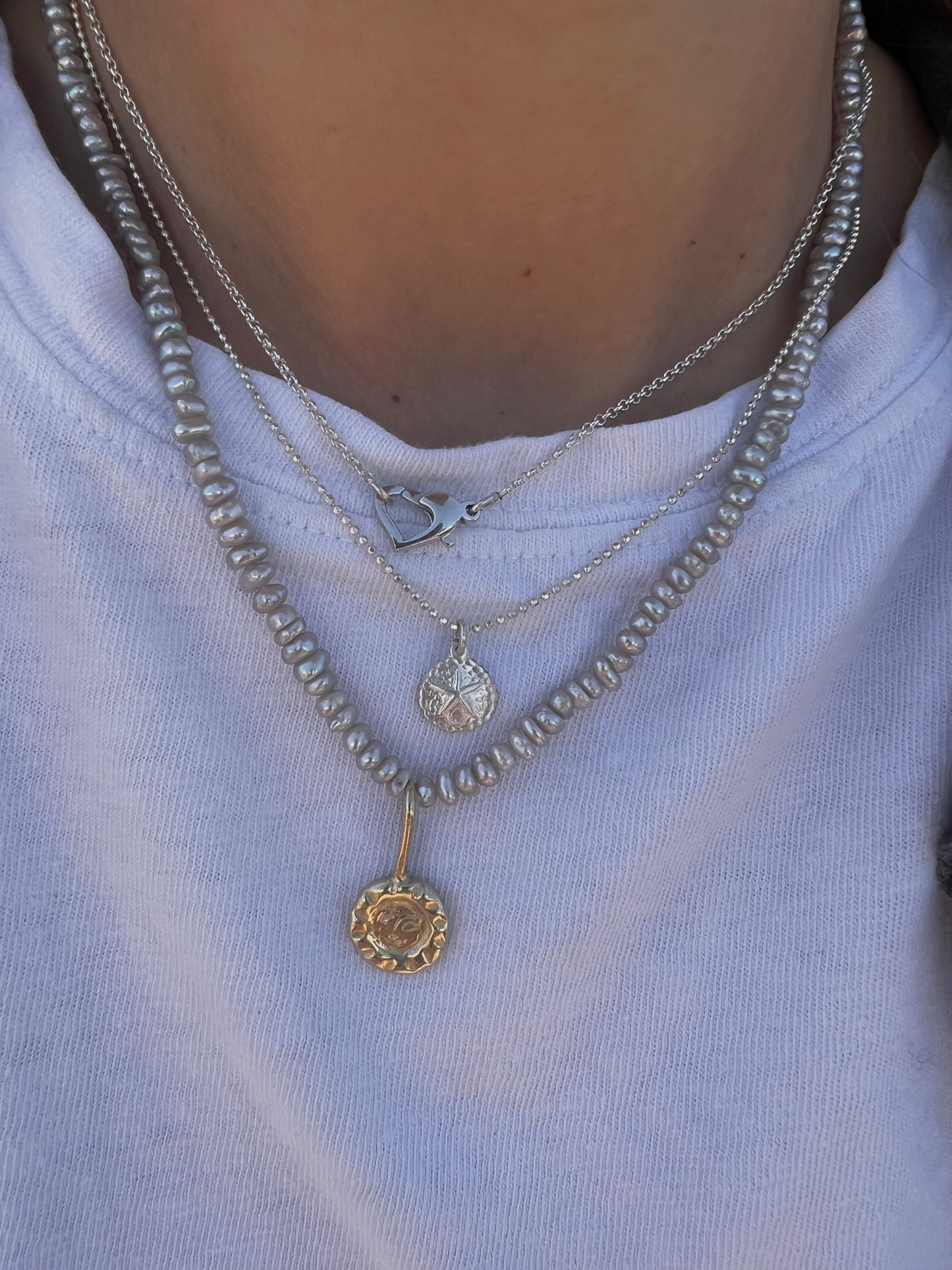 Heart lock necklace