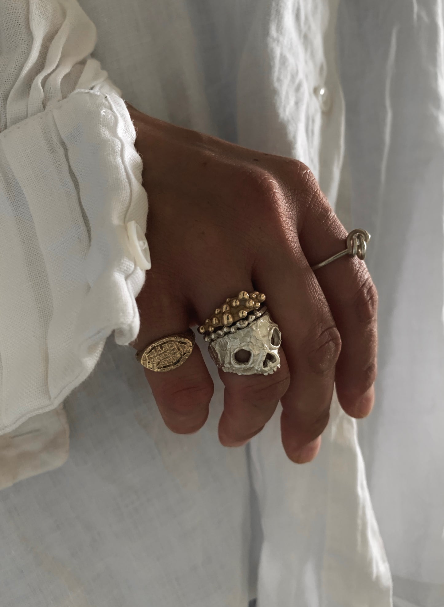 Bubbly Ring Gold
