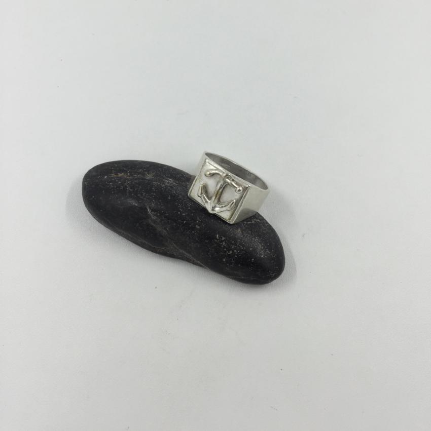 Anchor Signet Ring