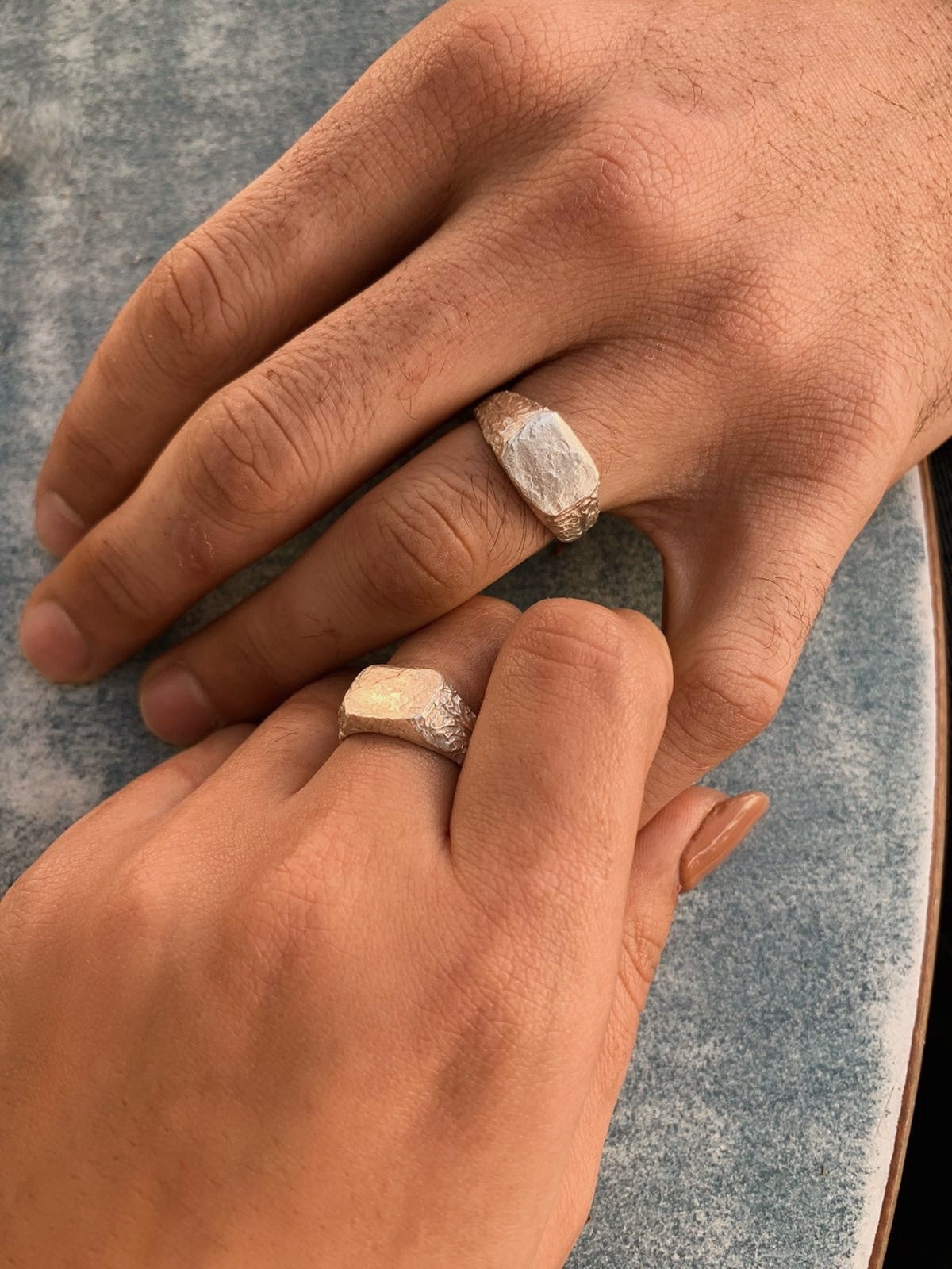 Raw signet ring