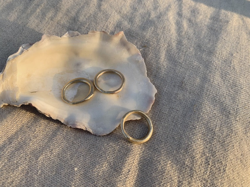 The Moon Ring bold gold
