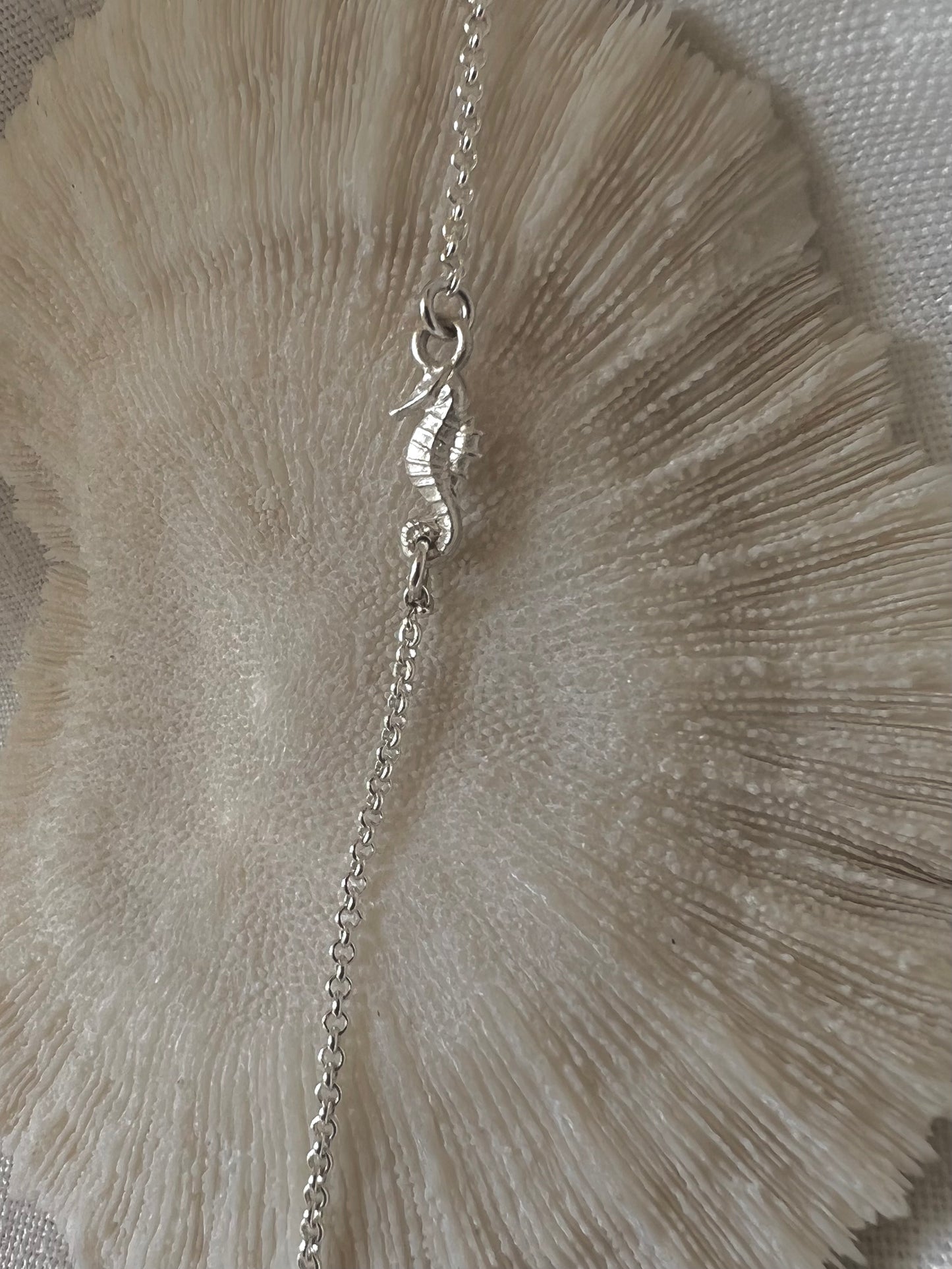 Tiny seahorse necklace