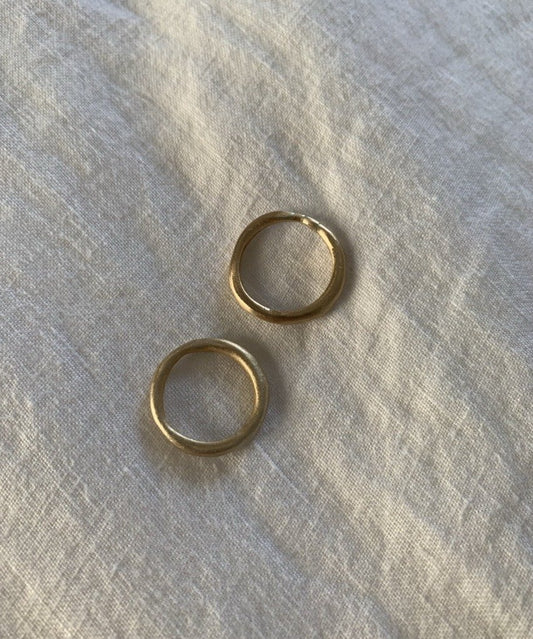 The Moon Ring bold gold