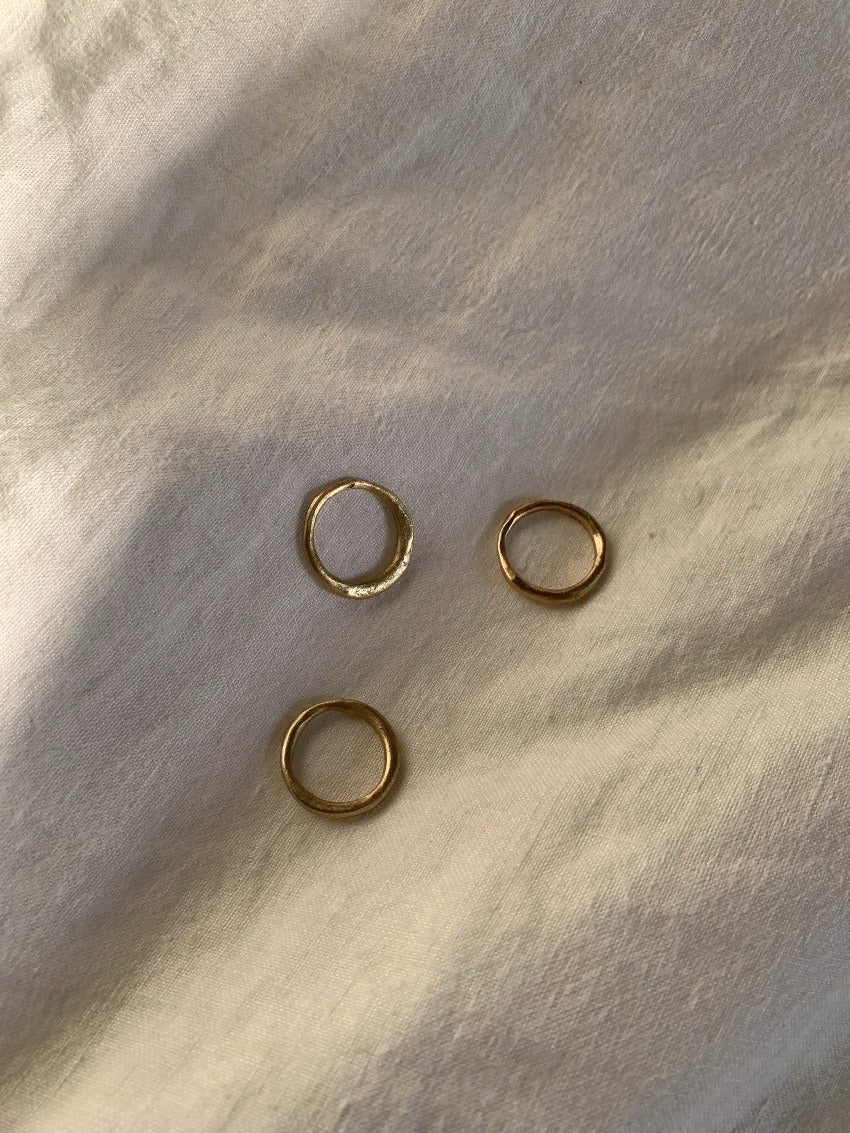 The Moon Ring bold gold