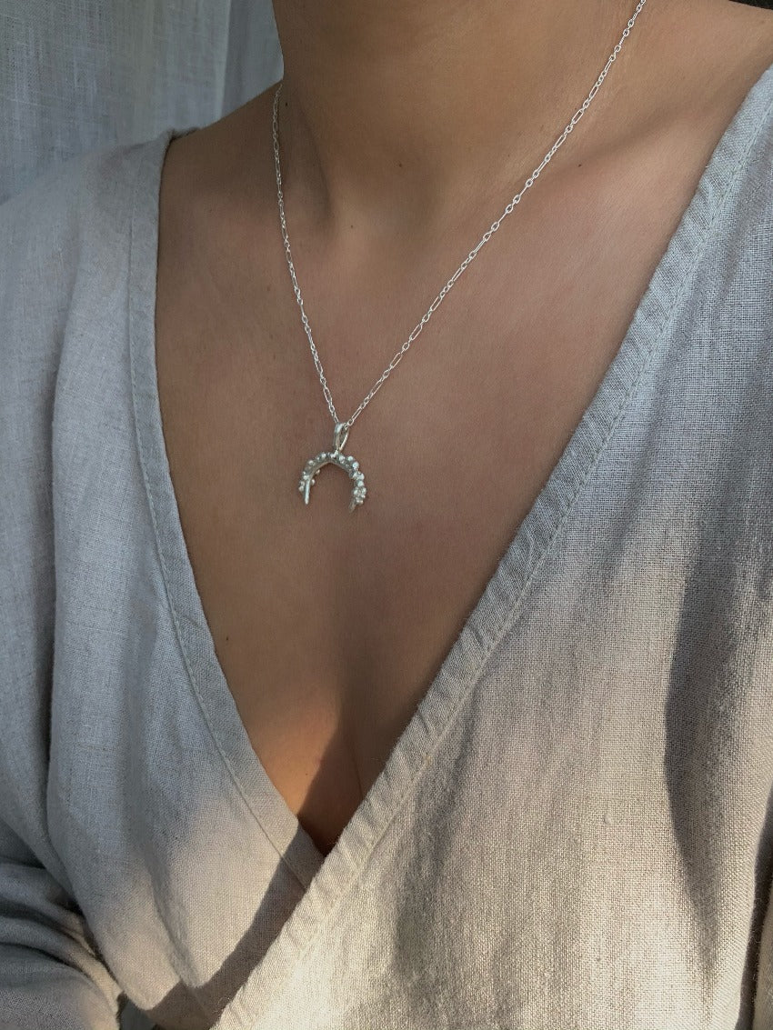 MAKMEL JEWELRY DESIGN- MOON PENDANT-