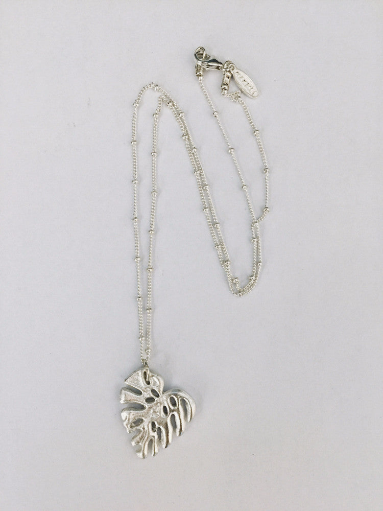 Monstera Necklace