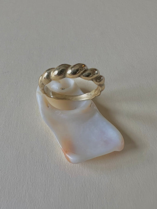 Braided ring Gold