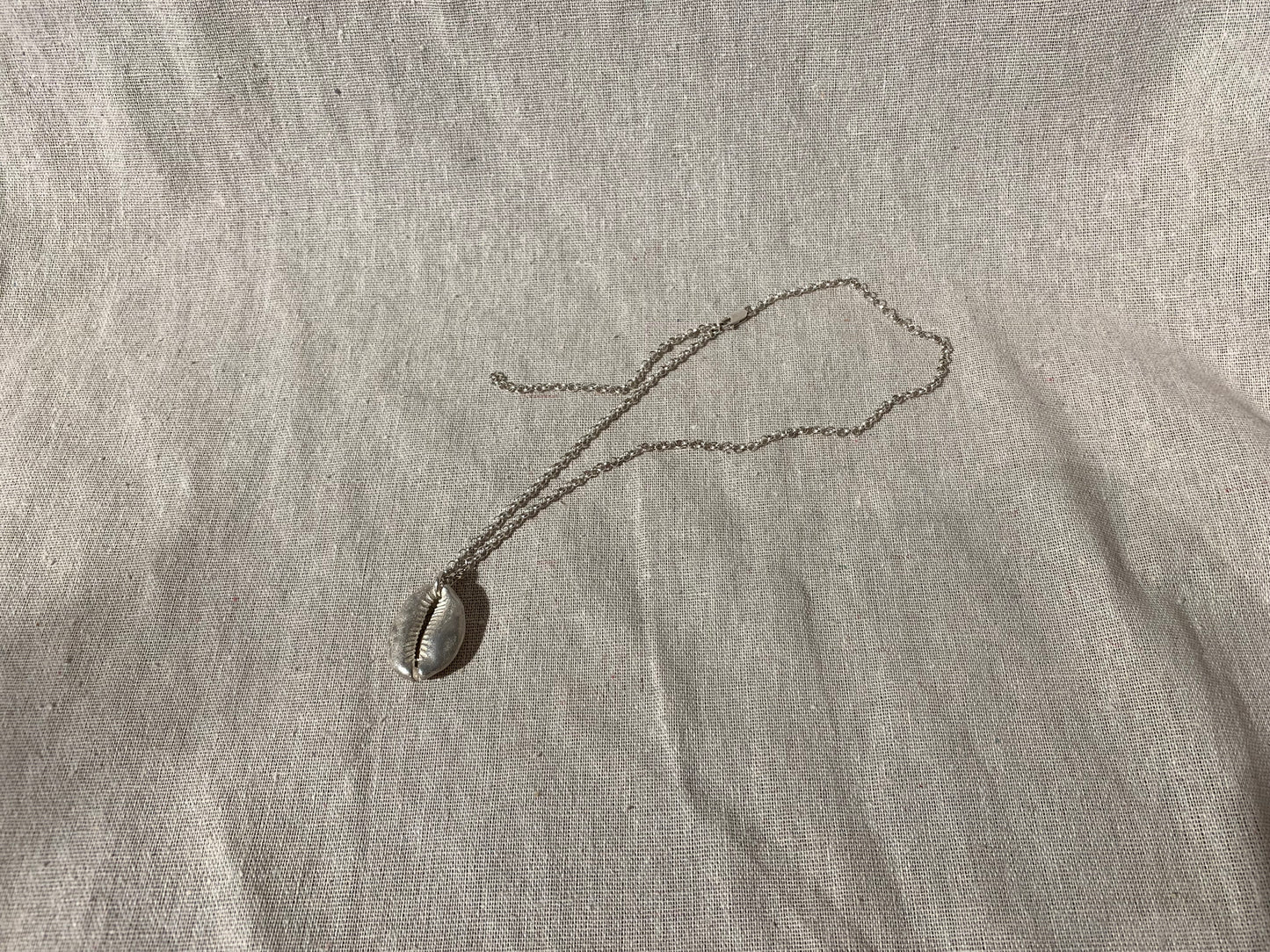Giant cowrie necklace