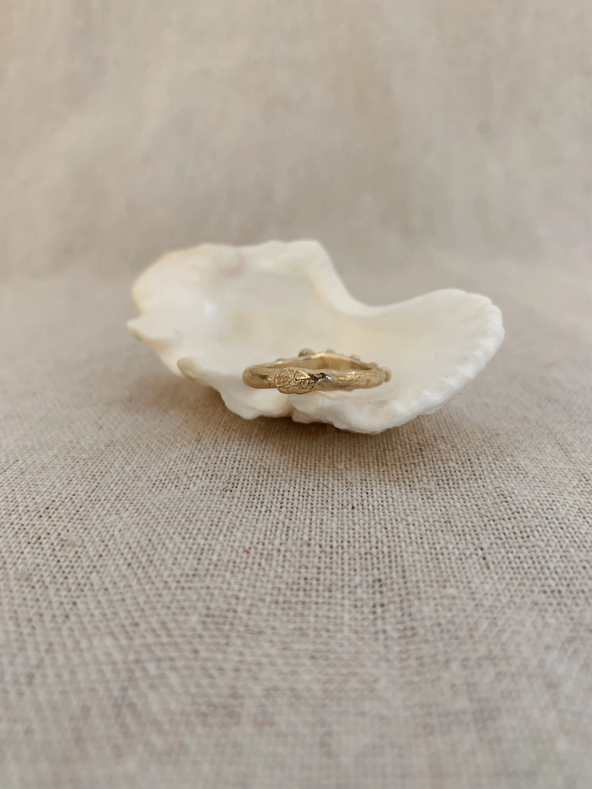 Bubbly Ring Gold