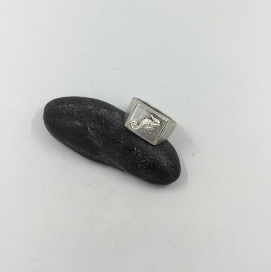 Seahorse  Signet Ring