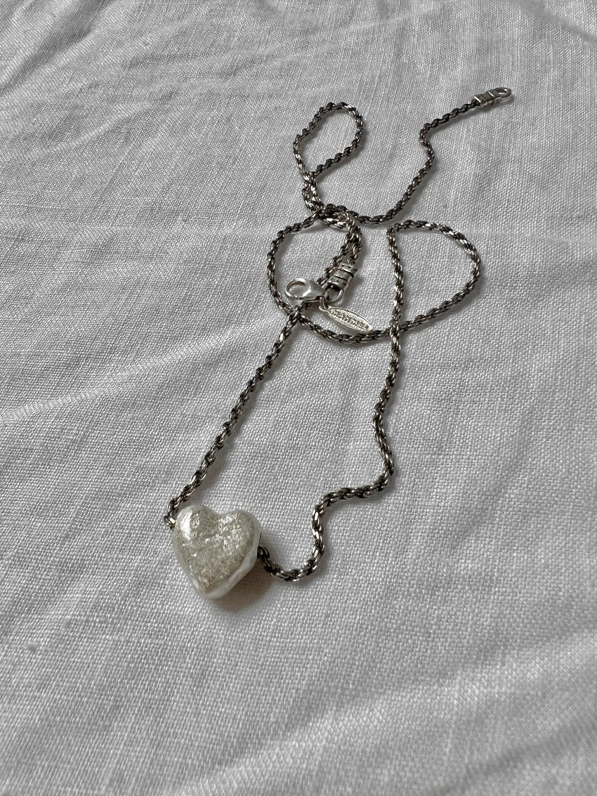 One heart necklace