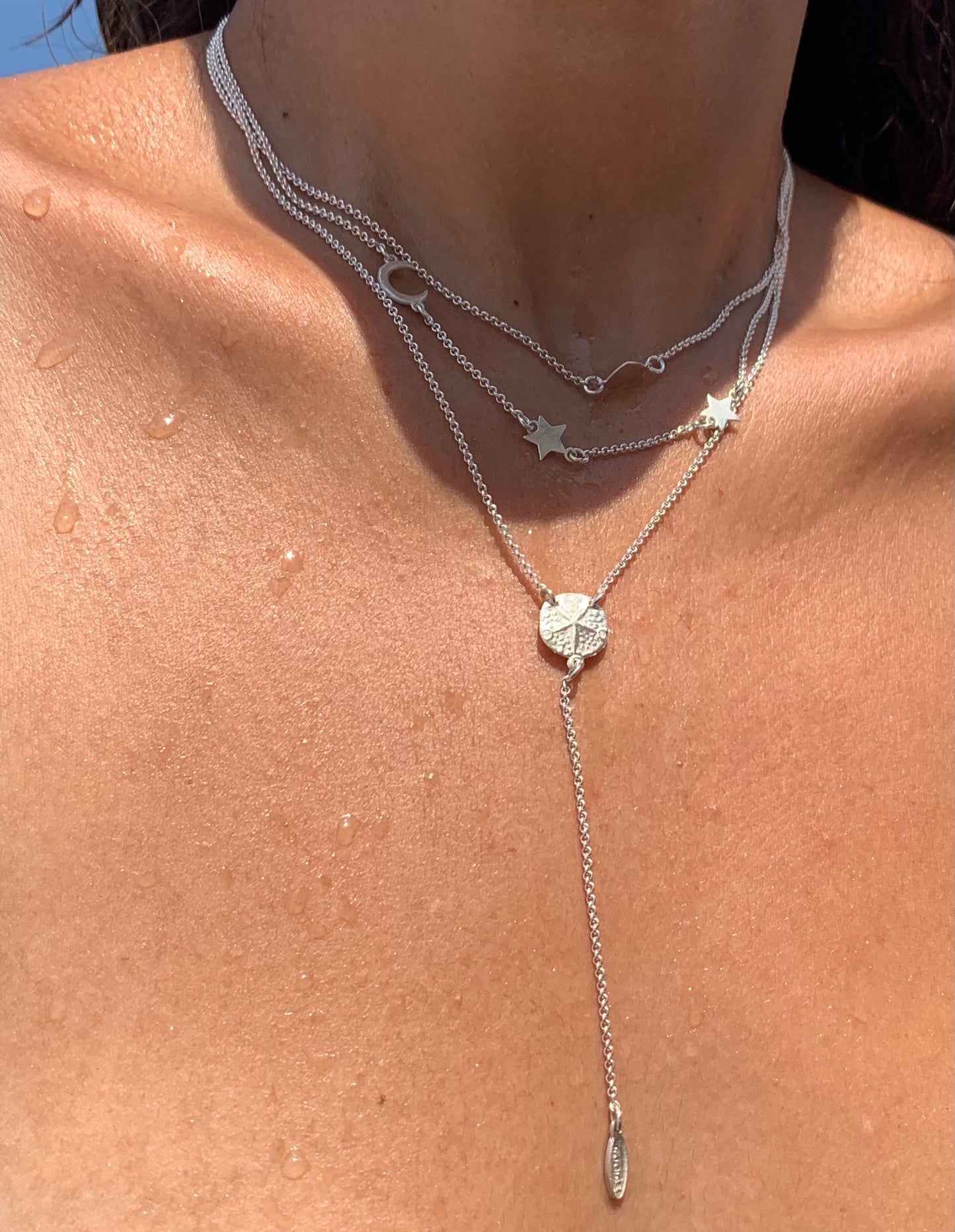 Nalu sand dollar Necklace