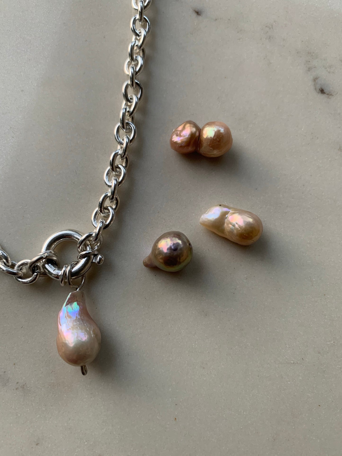 Chain NO°1 with pearl