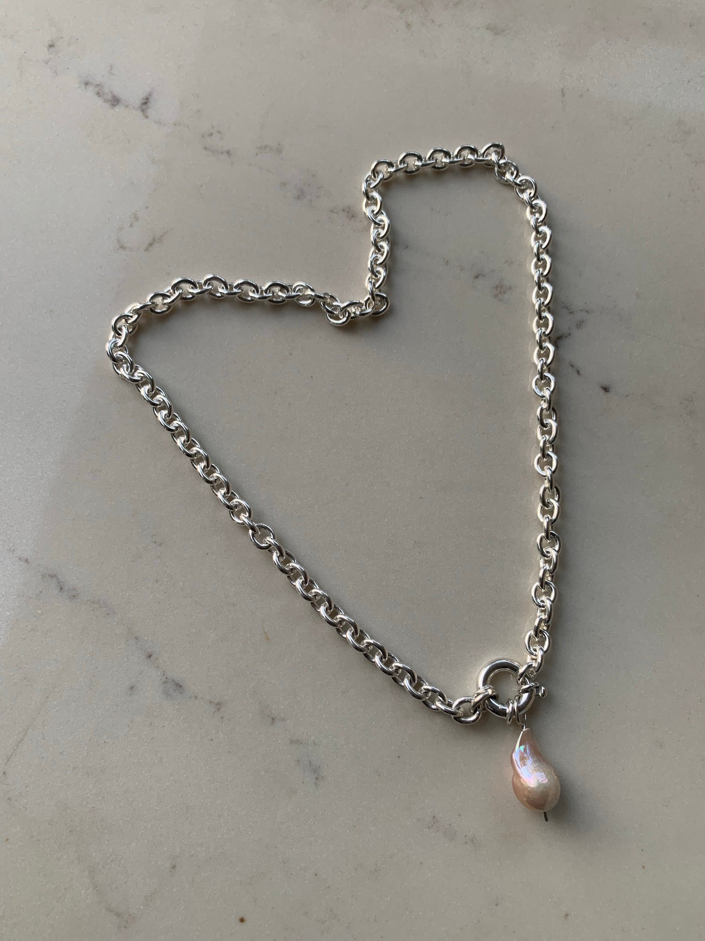 Chain NO°1 with pearl