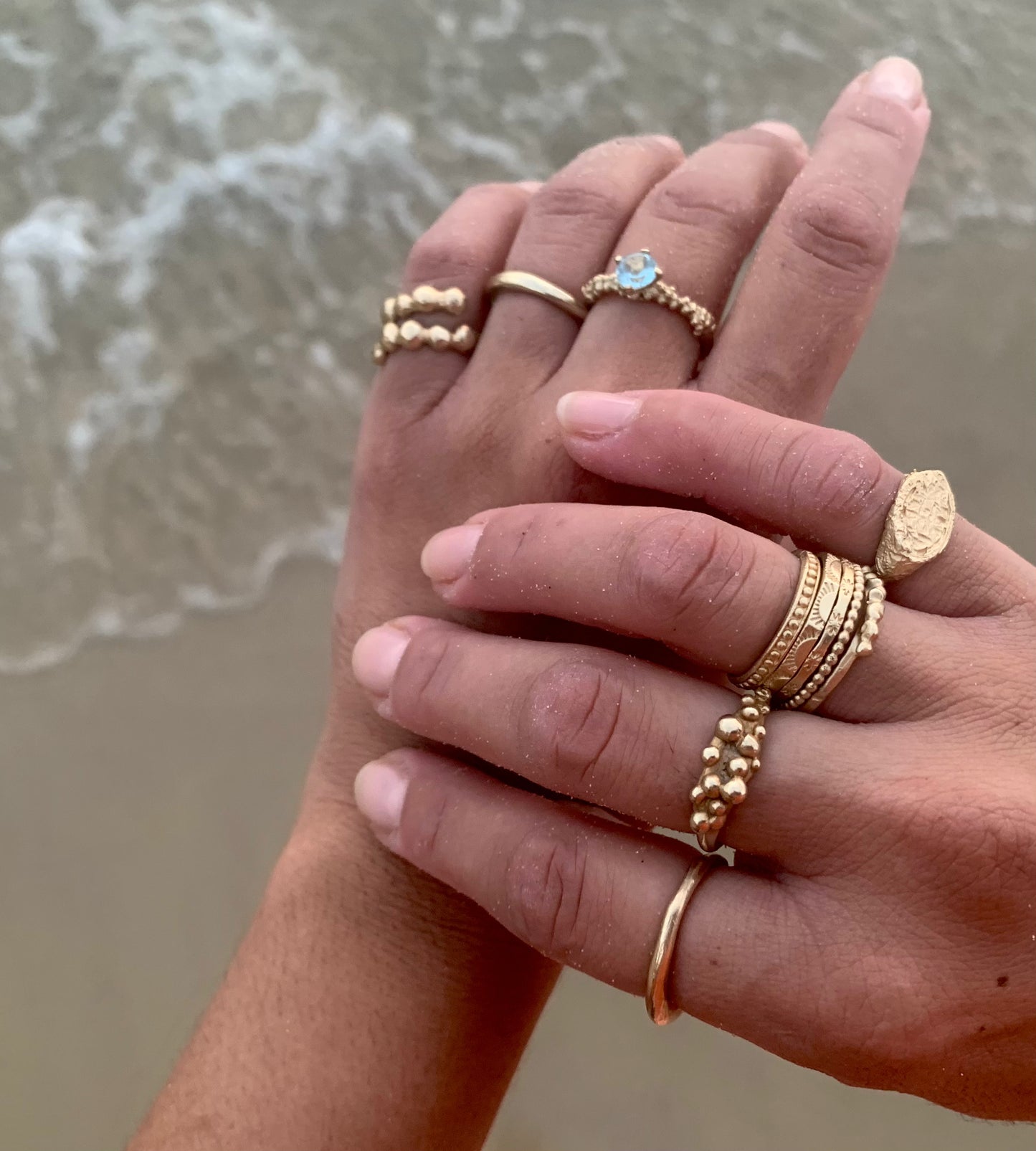 Bubbly Ring Gold