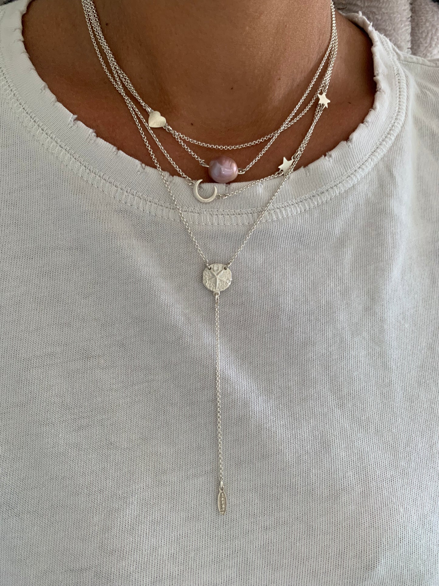 Nalu sand dollar Necklace