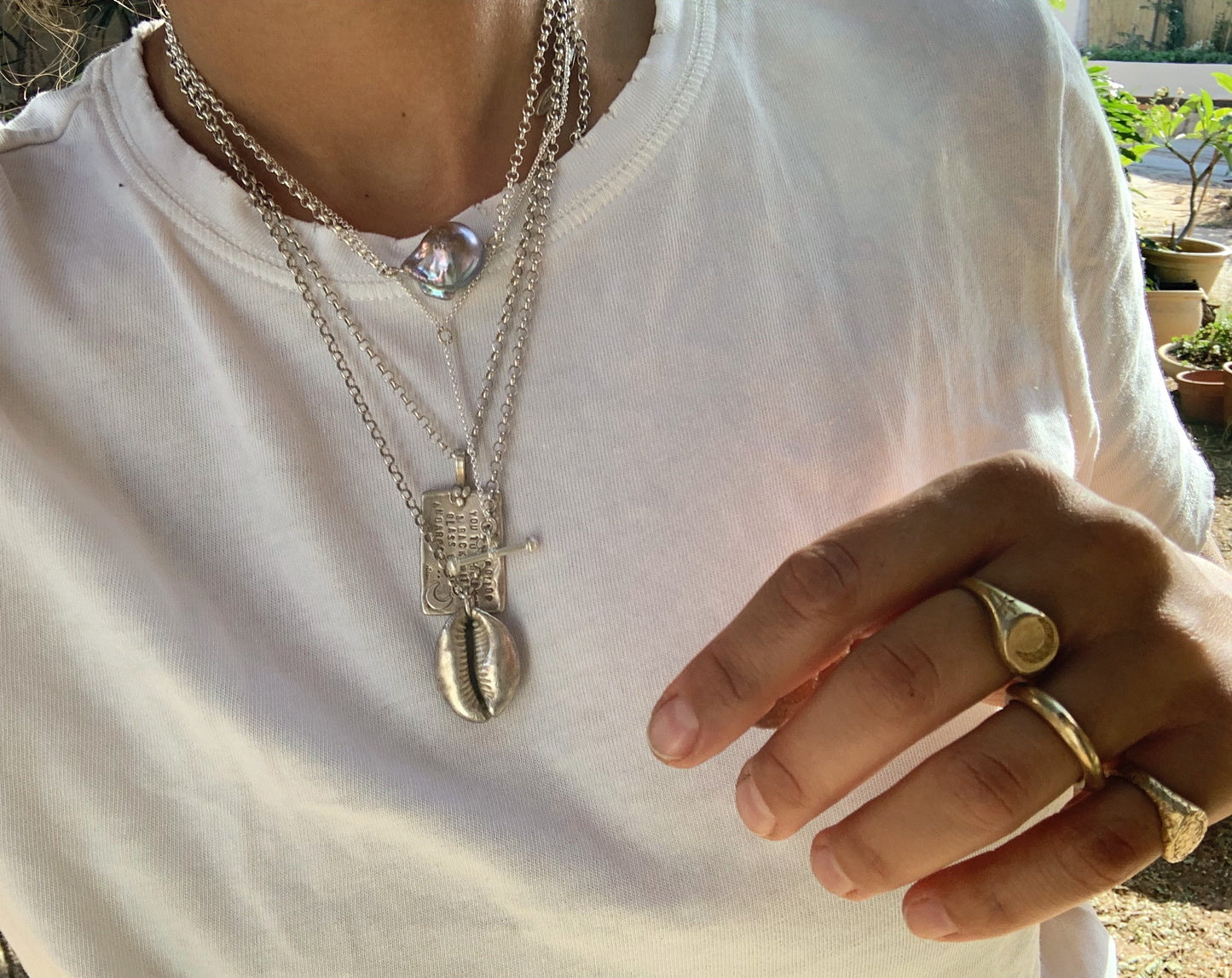 T necklace