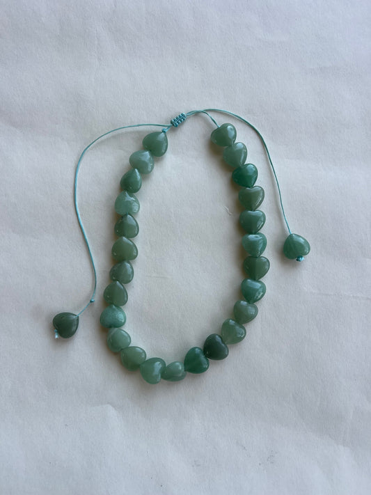 Heart Agate Necklace
