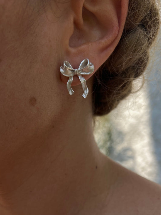 Big bow earrings