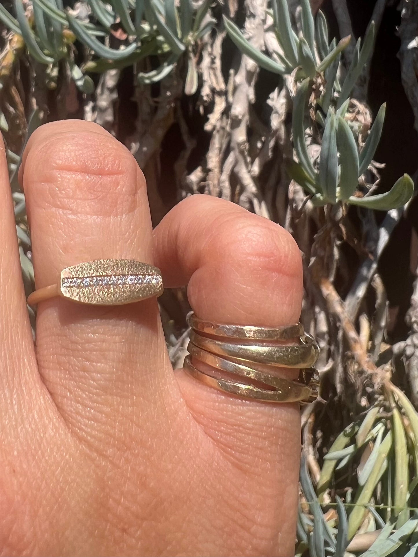 The Signature Diamond Ring | 14K Gold & Diamond Ring