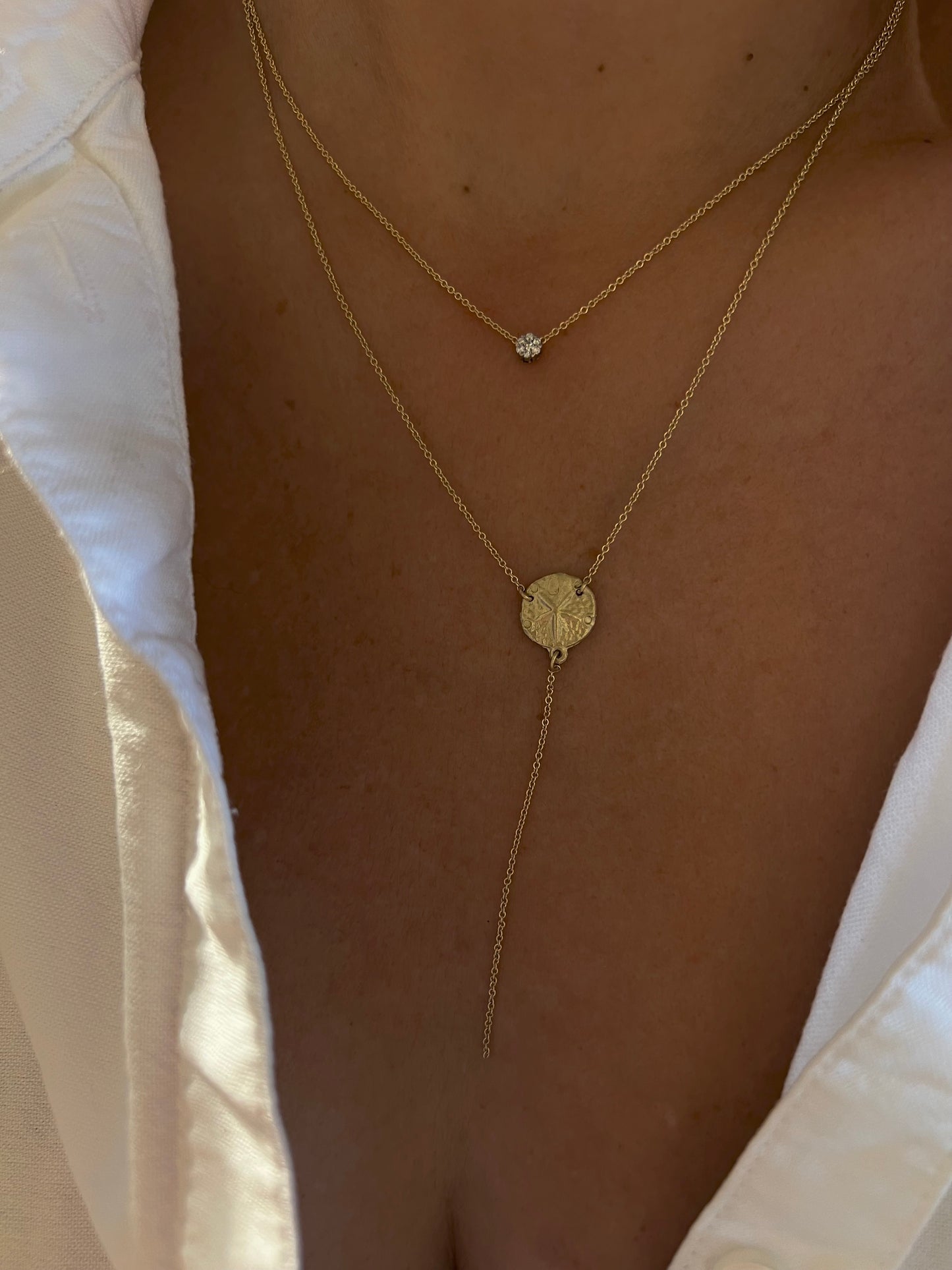 Nalu sand dollar Gold