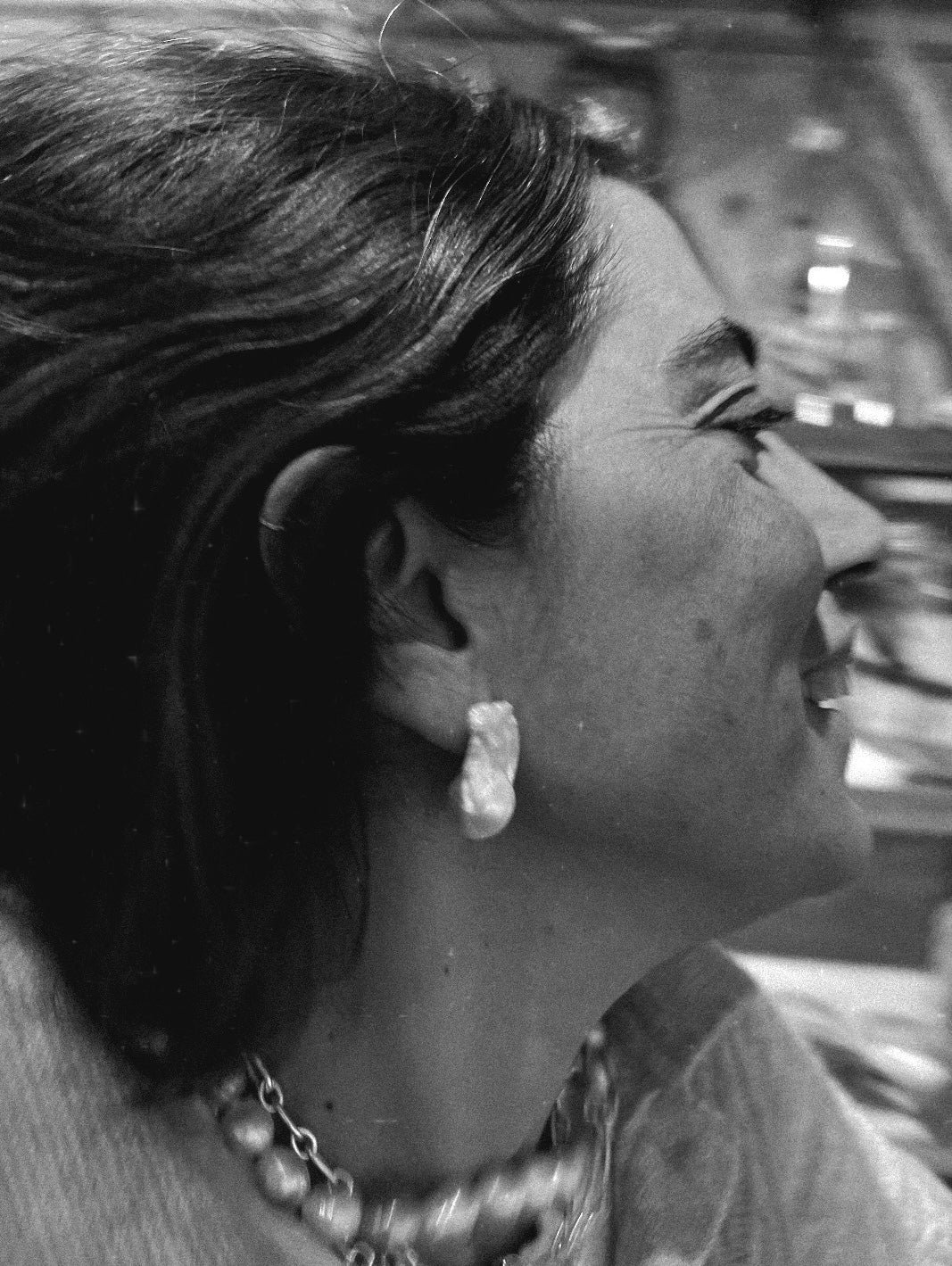 Baroque Pearl Stud Earrings