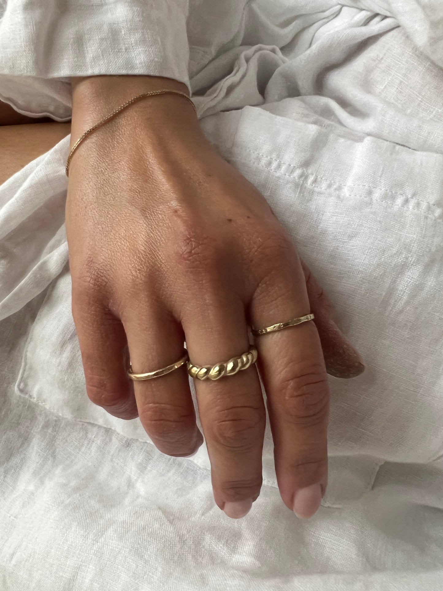 Braided ring Gold