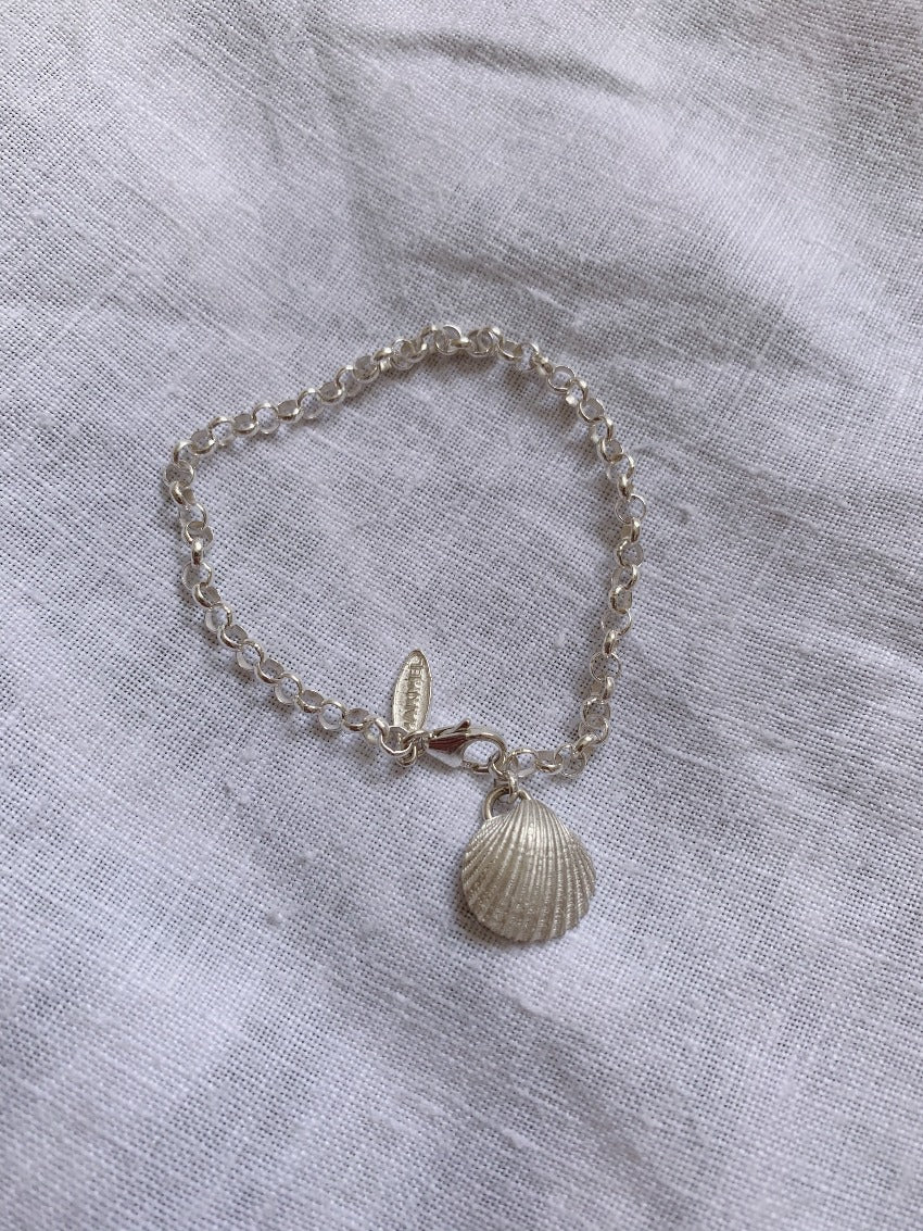 seashell silver bracelet Makmel 
